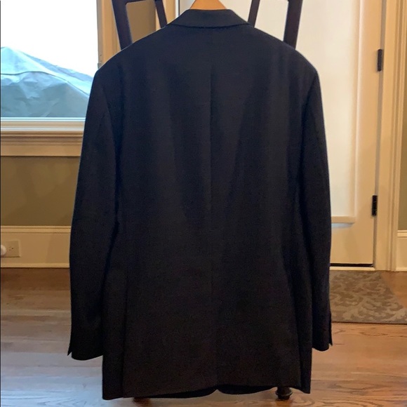 Mens Ralph Lauren sport coat 42L charcoal plaid - Picture 5 of 5